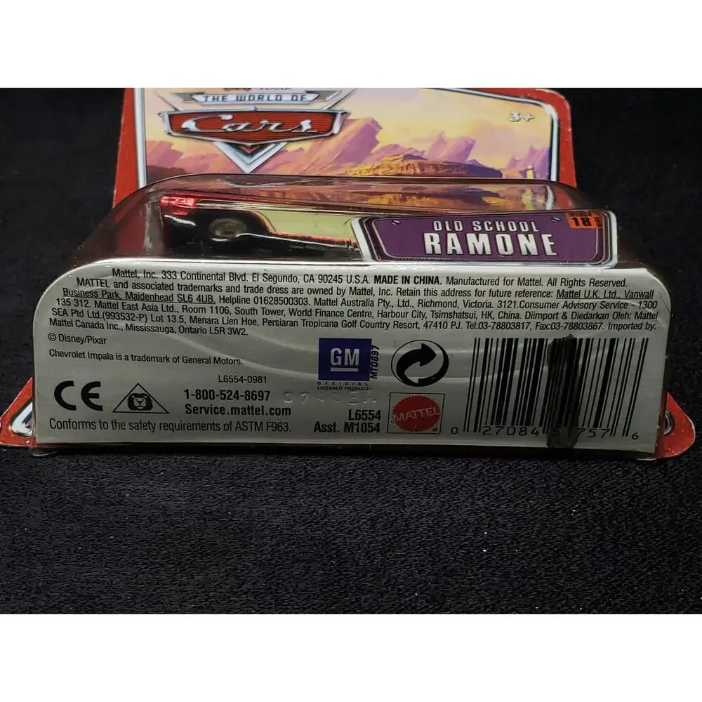 Disney Pixar The World of Cars Old School Ramone 18 Collect Them All Diecast Car